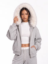Cloudline Fur-Trim Hoodie & Jogger Separates