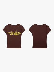 [25SS NEW ARRIVAL] GKIKZ RETRO V-NECK SLIM FIT TEES