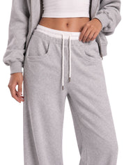 Cloudline Fur-Trim Hoodie & Jogger Separates
