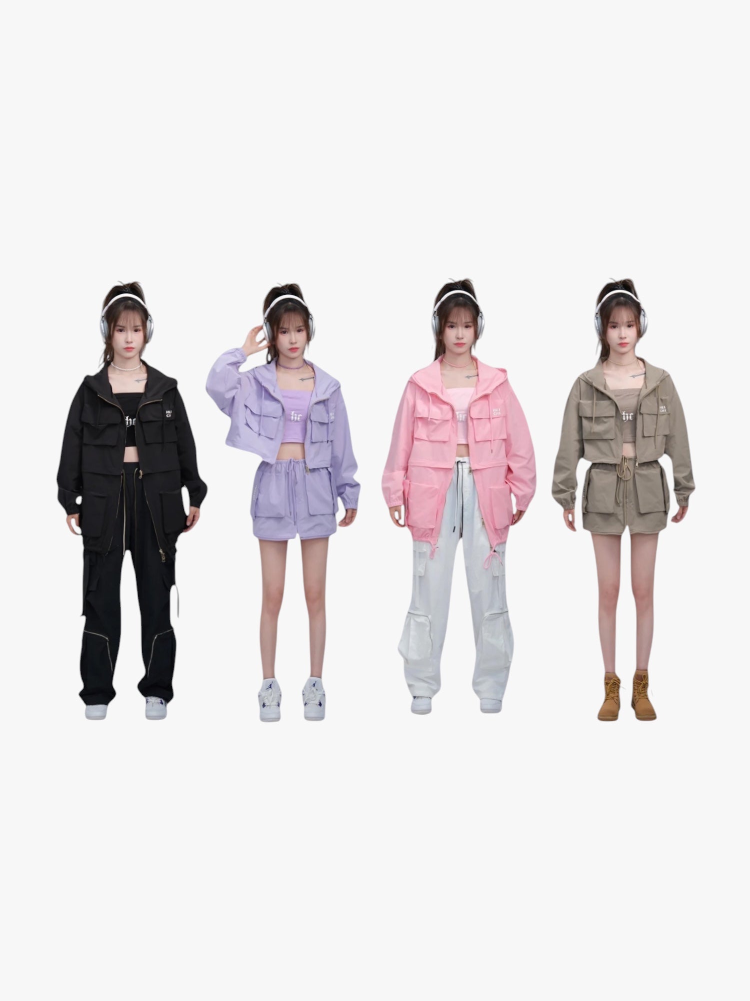 [25SS Restocks] Block Colour's Detachable Jacket