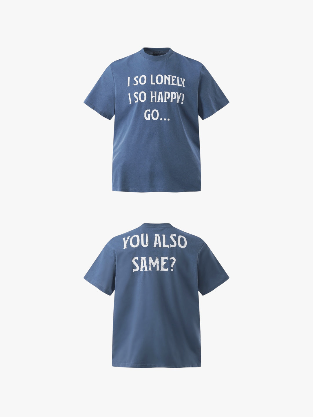 GKIKZ "YOU ALSO SAME?" HEAVY WEIGHT COTTON TEES