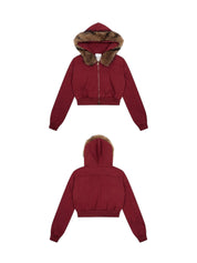 [25AW NEW ARRIVAL] GKIKZ FOX FLARE ZIP-UP HOODIE