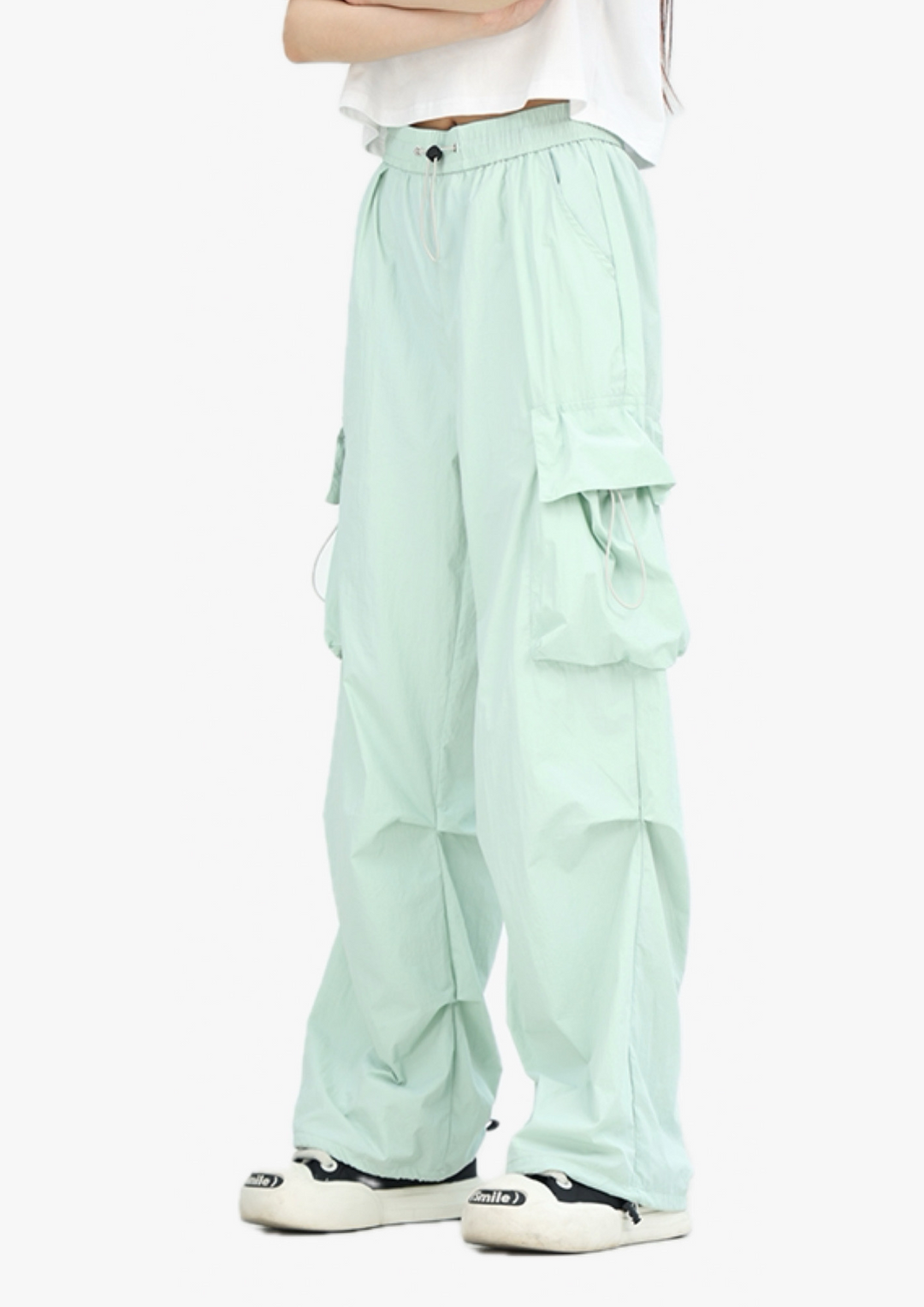 GKIKZ BLOCK COLOUR'S LARGE POCKET CARGOS