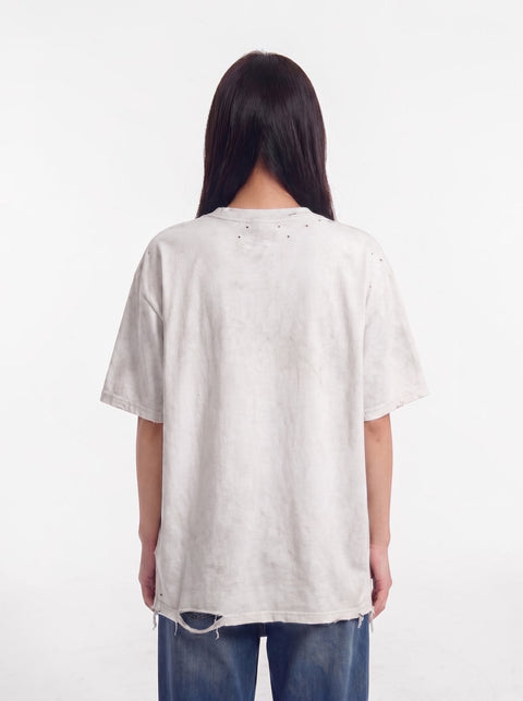 "Lucky" Distressed and Destroyed Tees