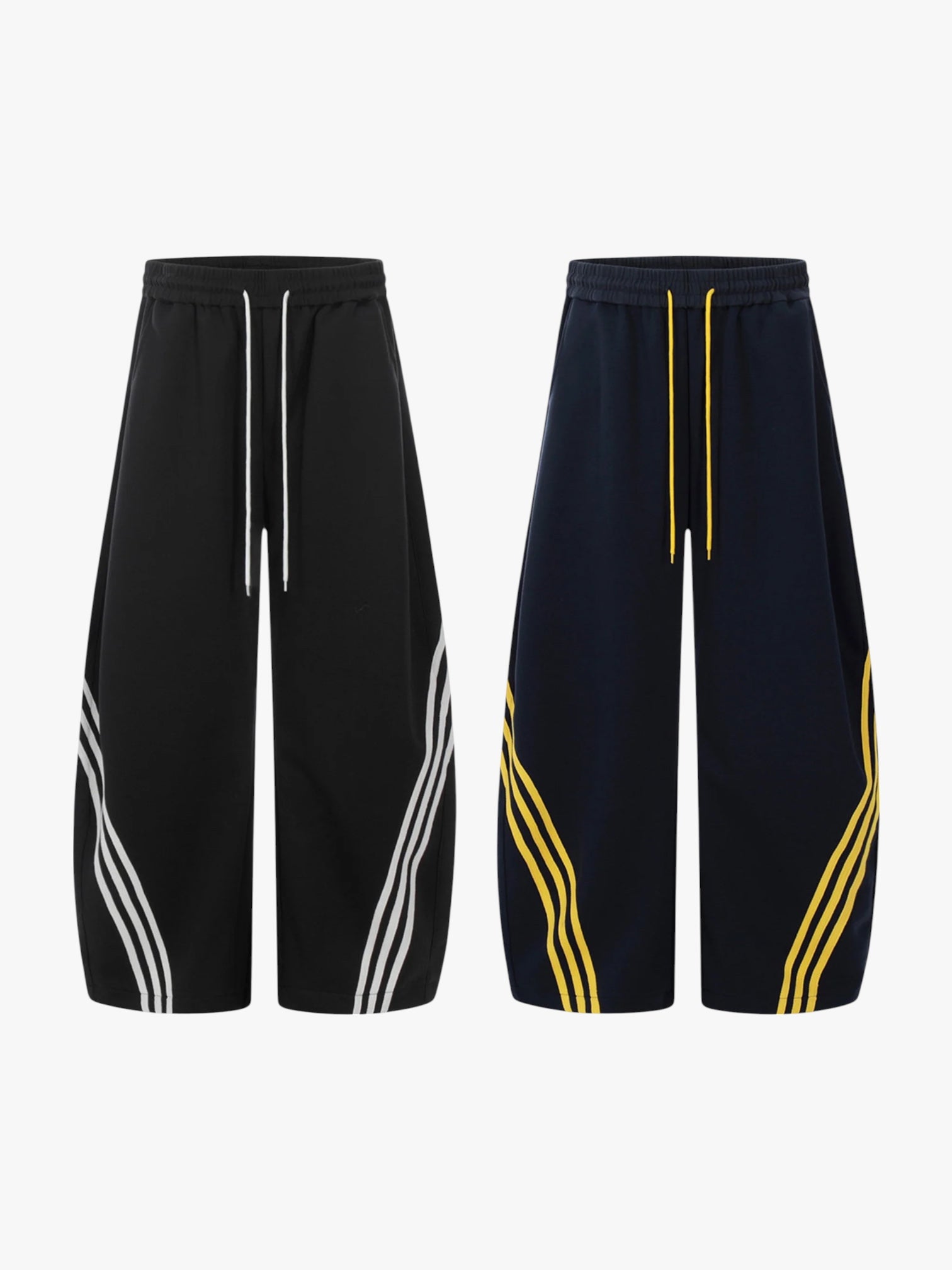 Classic Tri-Stripe Scimitar Drawstring Ultra-Wide Pants