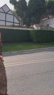 GKIKZ DISTRESSED LEOPARD WIDE-LEG DENIM