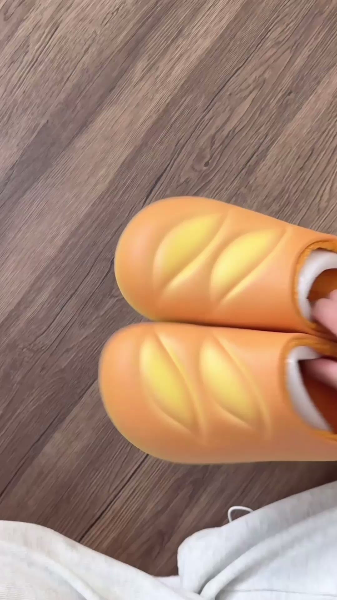 Fleece-Lined Baguette Slippers - Cozy Limited Edition
