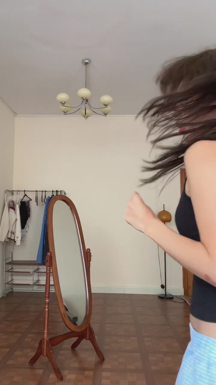 GKIKZ Y2K STAR PRINT TWO-PIECE LONG-SLEEVE TEES