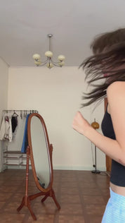 GKIKZ Y2K STAR PRINT TWO-PIECE LONG-SLEEVE TEES