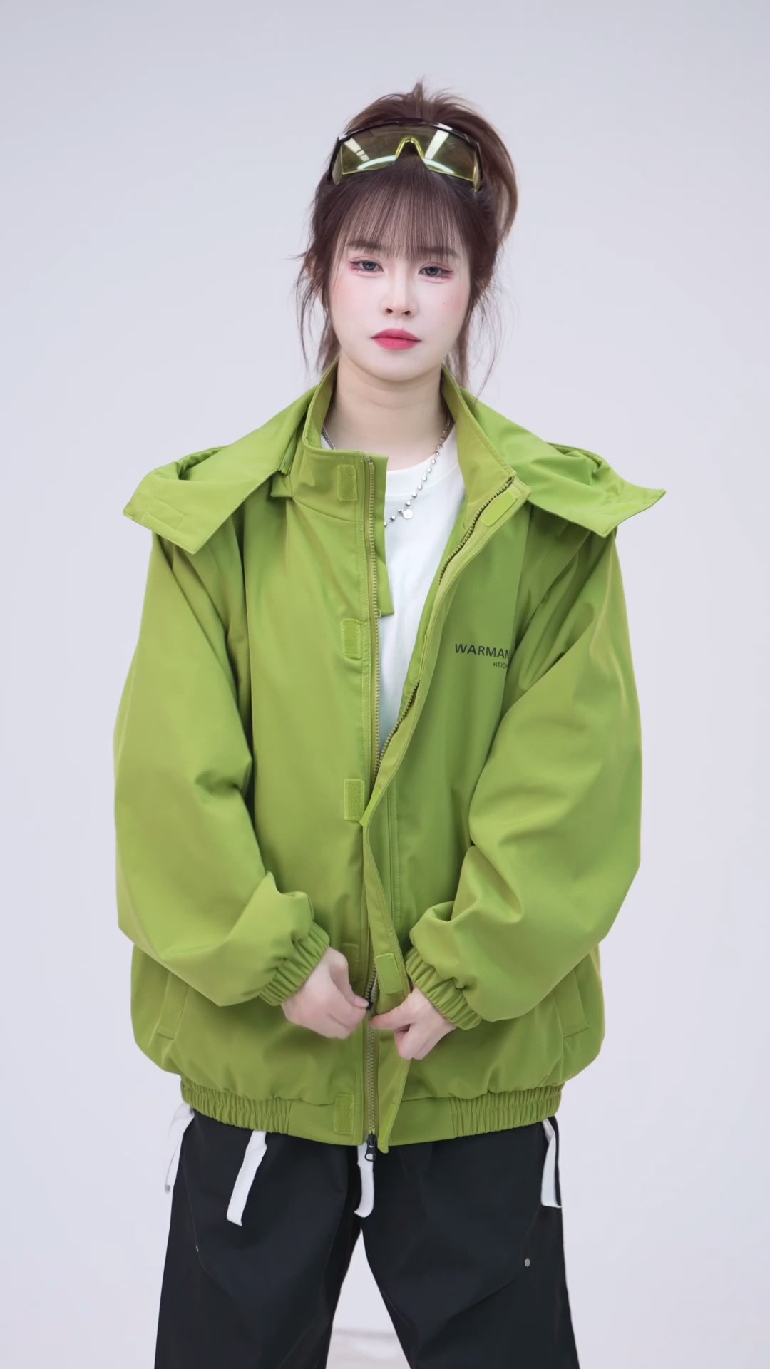 GKIKZ BLOCK COLOUR MULTI-PURPOSE DETACHABLE JACKET