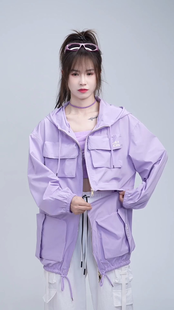 [25SS RESTOCKS] GKIKZ BLOCK COLOUR'S DETACHABLE JACKET