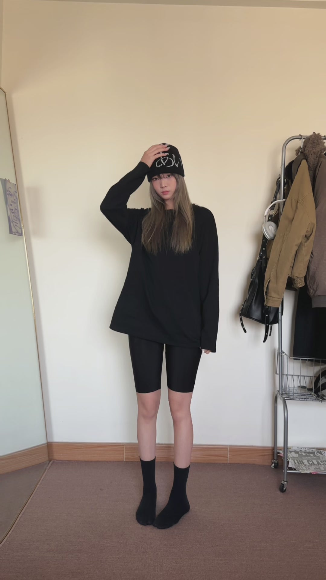 GKIKZ GOTHIC FUR-LINED HOODED ZIPUP