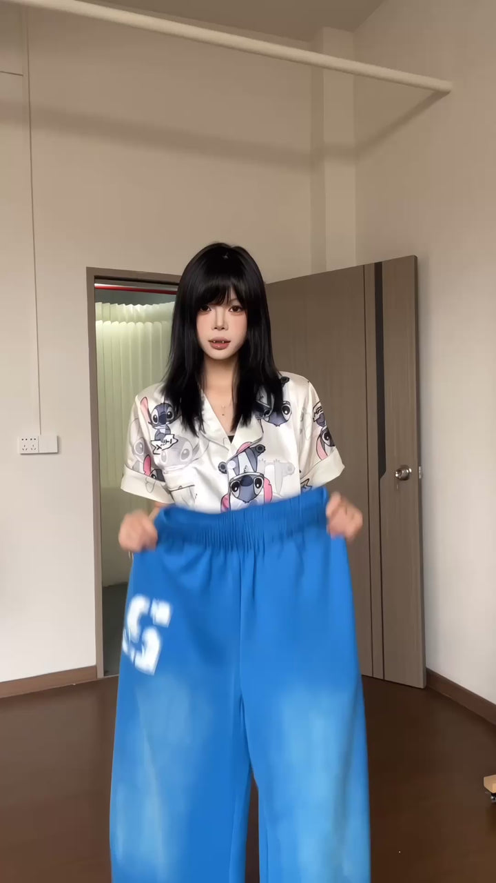 GKIKZ SKYFADE WIDE-LEG SWEATPANTS