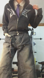 GKIKZ STARGAZER RHINESTONE HOODIE - COZY LIMITED EDITION