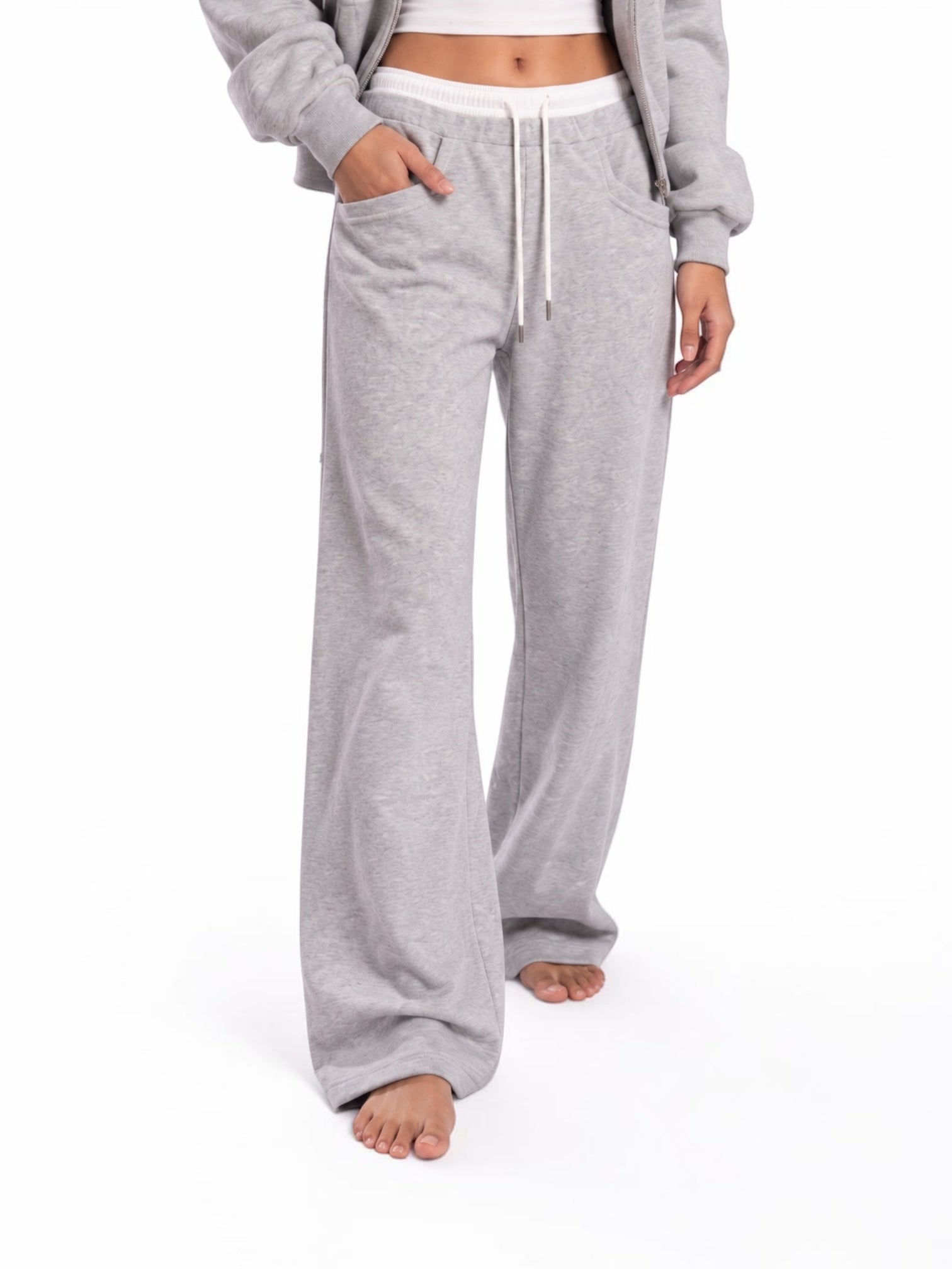 Cloudline Fur-Trim Hoodie & Jogger Separates