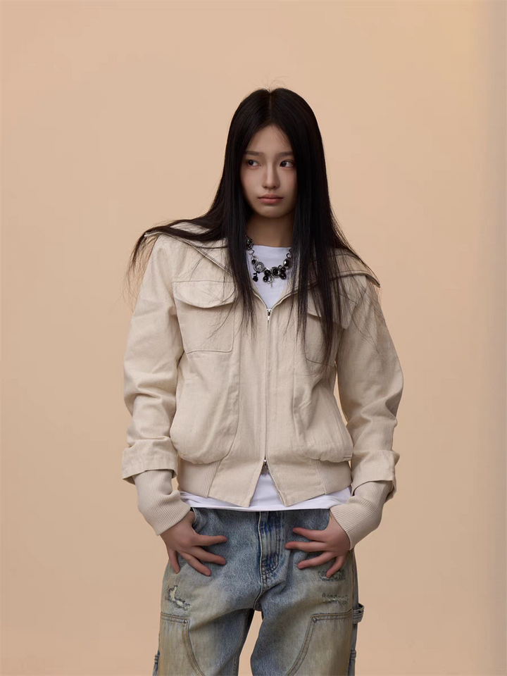 [VALENTINE SPECIAL] GKIKZ CORDUROY UTILITY JACKET