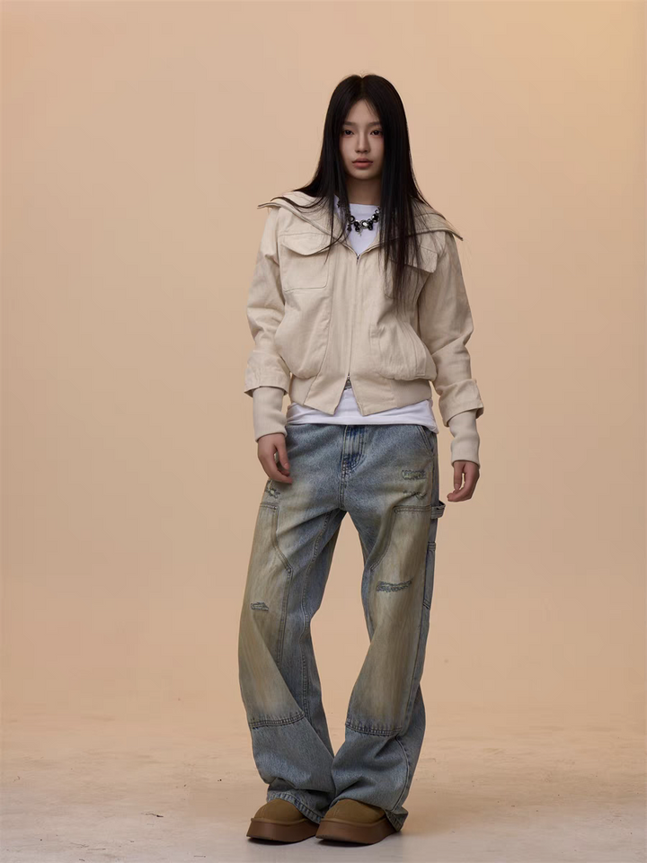 [VALENTINE SPECIAL] GKIKZ CORDUROY UTILITY JACKET