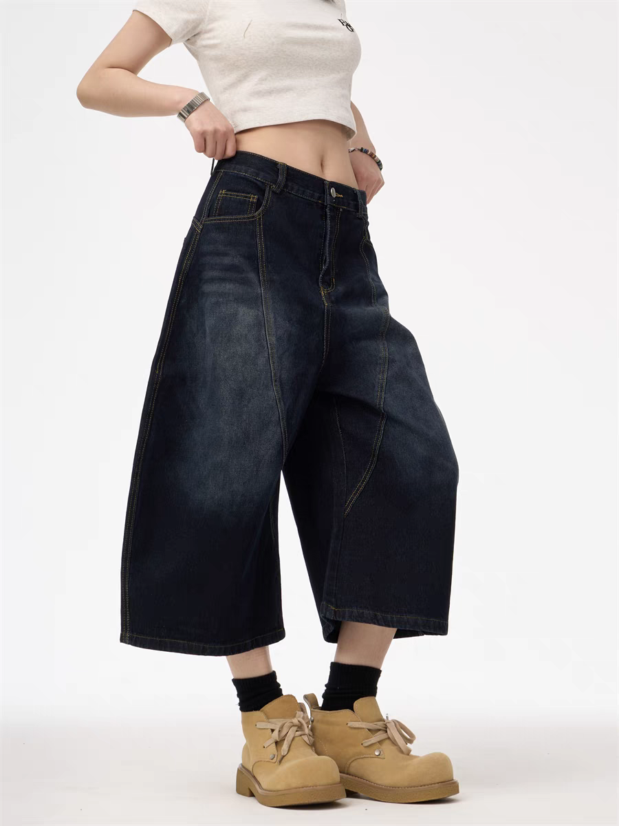 [25SS NEW ARRIVAL] GKIKZ ULTRA-COOL WIDE-LEG JORTS