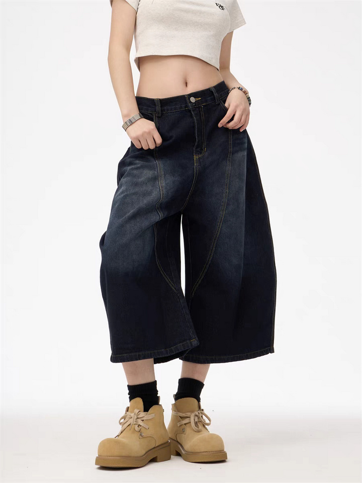 GKIKZ ULTRA-COOL WIDE-LEG JORTS