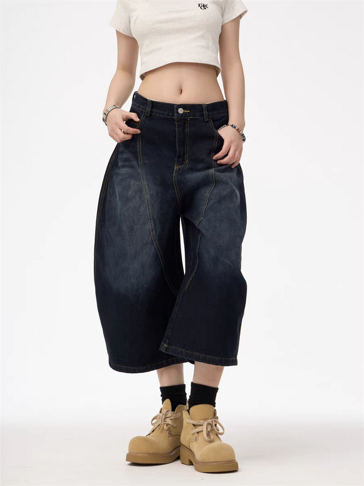 GKIKZ ULTRA-COOL WIDE-LEG JORTS