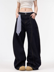 [25SS NEW ARRIVAL] GKIKZ WASHED MACHETE WIDE-LEG HEAVY DENIM