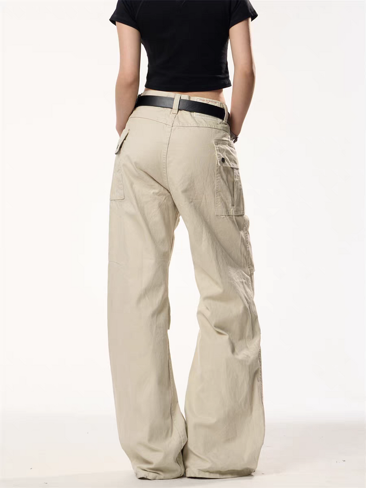 GKIKZ UTILITY WIDE-LEG CARGO PANTS