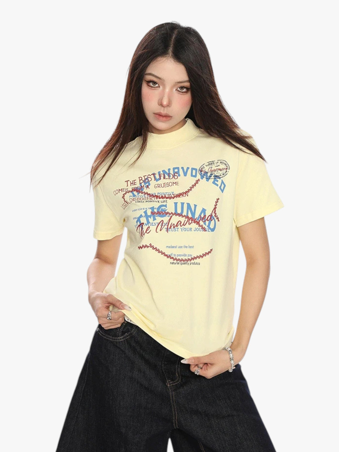 GKIKZ GIBBERISH GRAPHIC PRINTED TEES