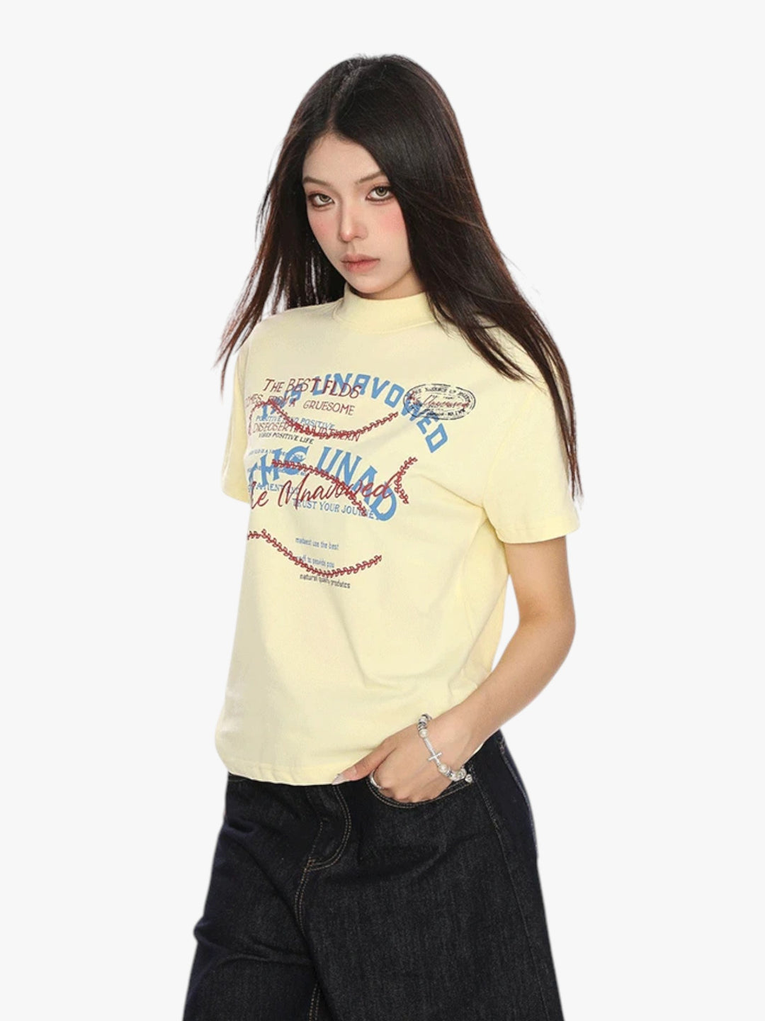 GKIKZ GIBBERISH GRAPHIC PRINTED TEES