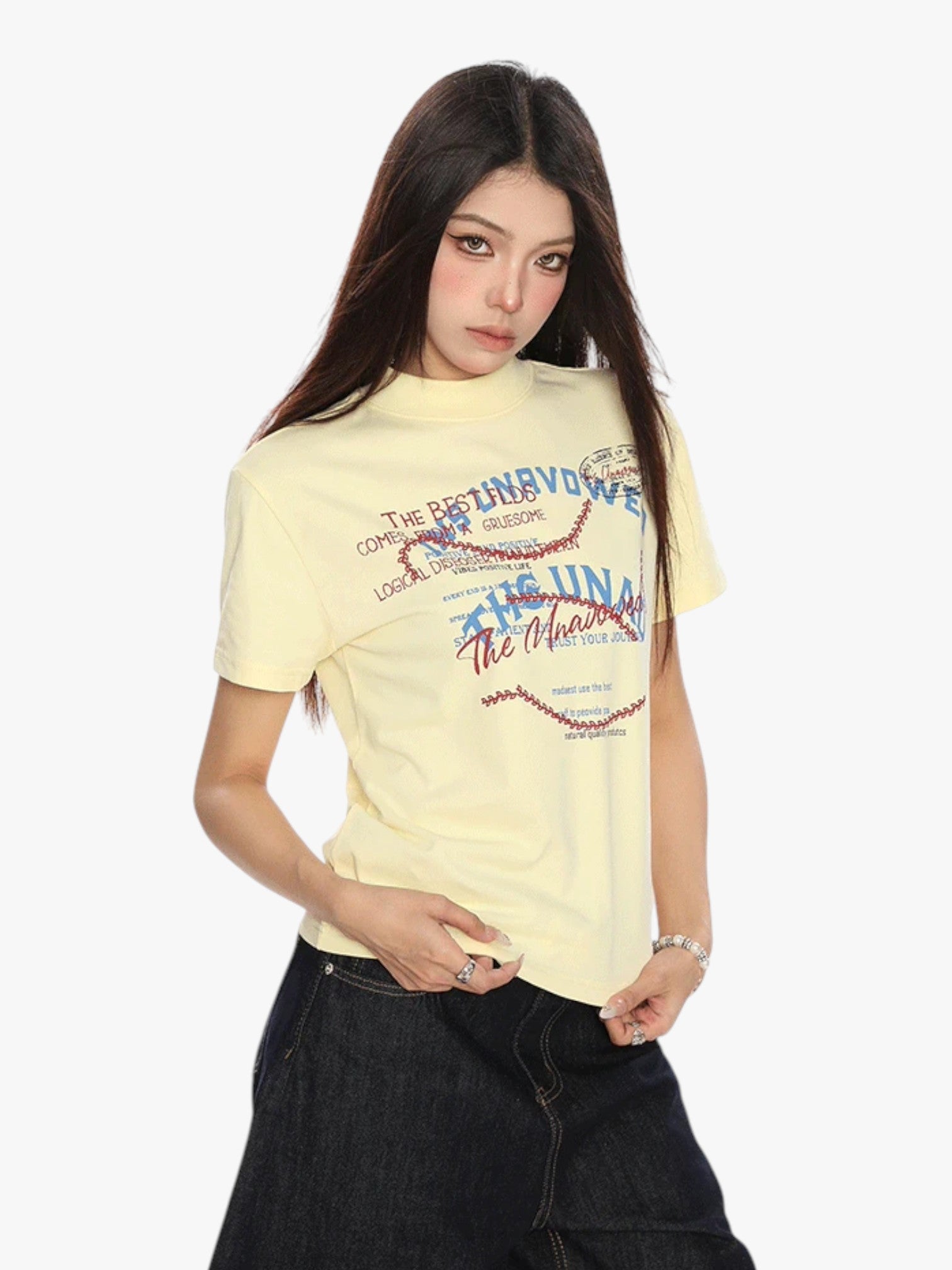 [25SS NEW ARRIVAL] GKIKZ GIBBERISH GRAPHIC PRINTED TEES