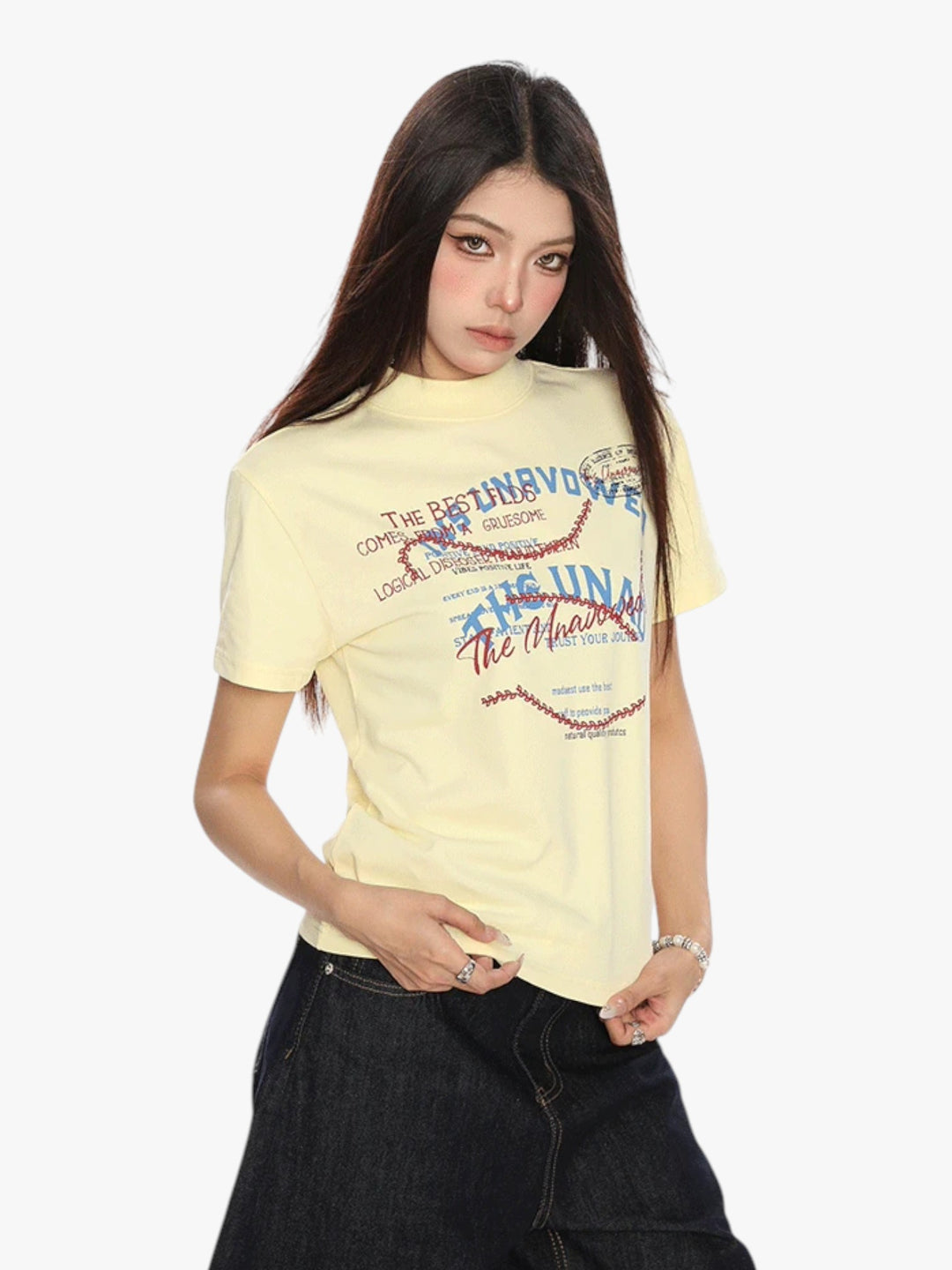 GKIKZ GIBBERISH GRAPHIC PRINTED TEES