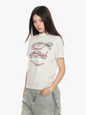 [25SS NEW ARRIVAL] GKIKZ GIBBERISH GRAPHIC PRINTED TEES