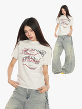 GKIKZ GIBBERISH GRAPHIC PRINTED TEES