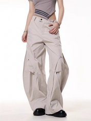 GKIKZ TECHWEAR UTILITY OVERSIZED CARGO PANTS