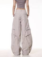 GKIKZ TECHWEAR UTILITY OVERSIZED CARGO PANTS