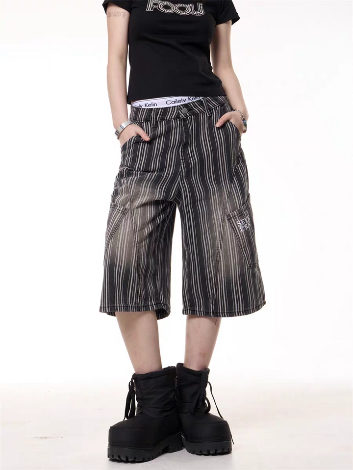 GKIKZ FADE OUT STREETSTRIPE CARGO JORTS