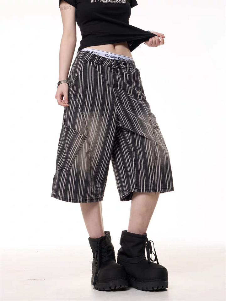 GKIKZ FADE OUT STREETSTRIPE CARGO JORTS