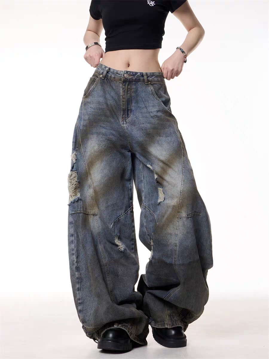 GKIKZ URBAN DRIFT MAX-WIDE JEAN PANTS