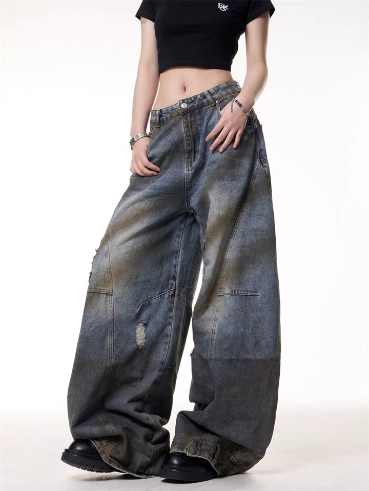 GKIKZ URBAN DRIFT MAX-WIDE JEAN PANTS