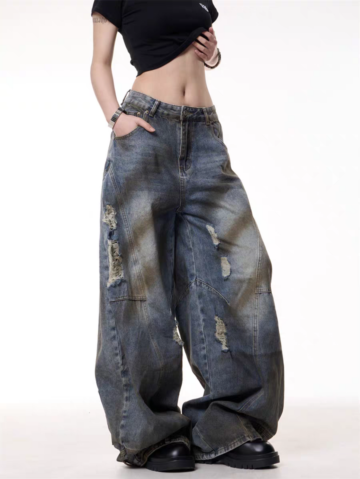 GKIKZ URBAN DRIFT MAX-WIDE JEAN PANTS