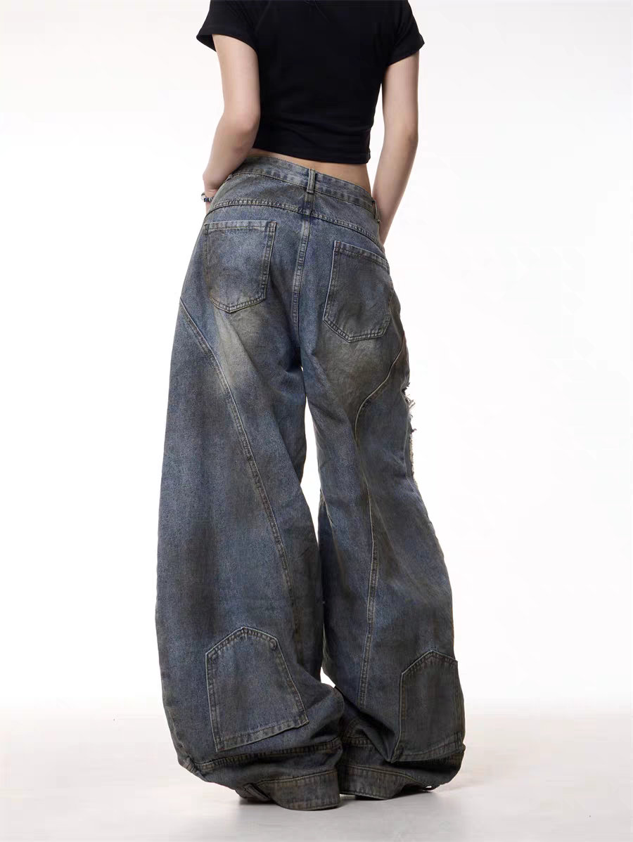 GKIKZ URBAN DRIFT MAX-WIDE JEAN PANTS