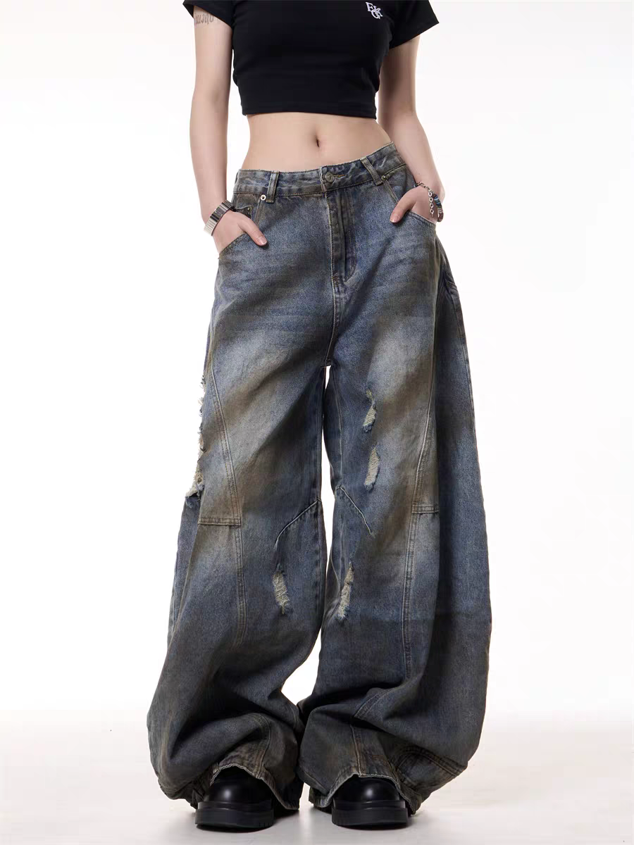 GKIKZ URBAN DRIFT MAX-WIDE JEAN PANTS