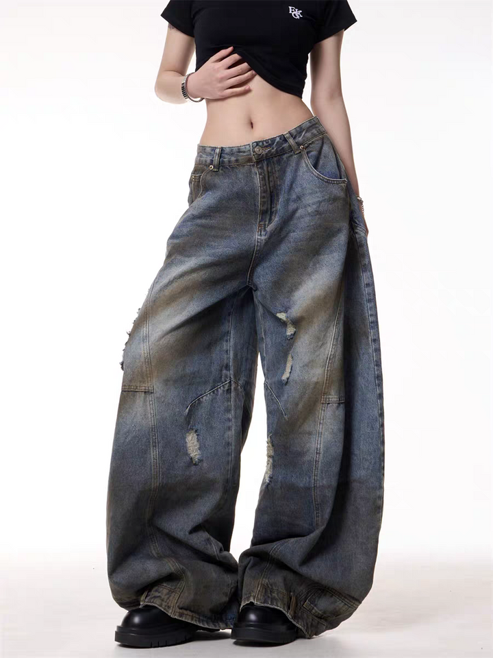 GKIKZ URBAN DRIFT MAX-WIDE JEAN PANTS