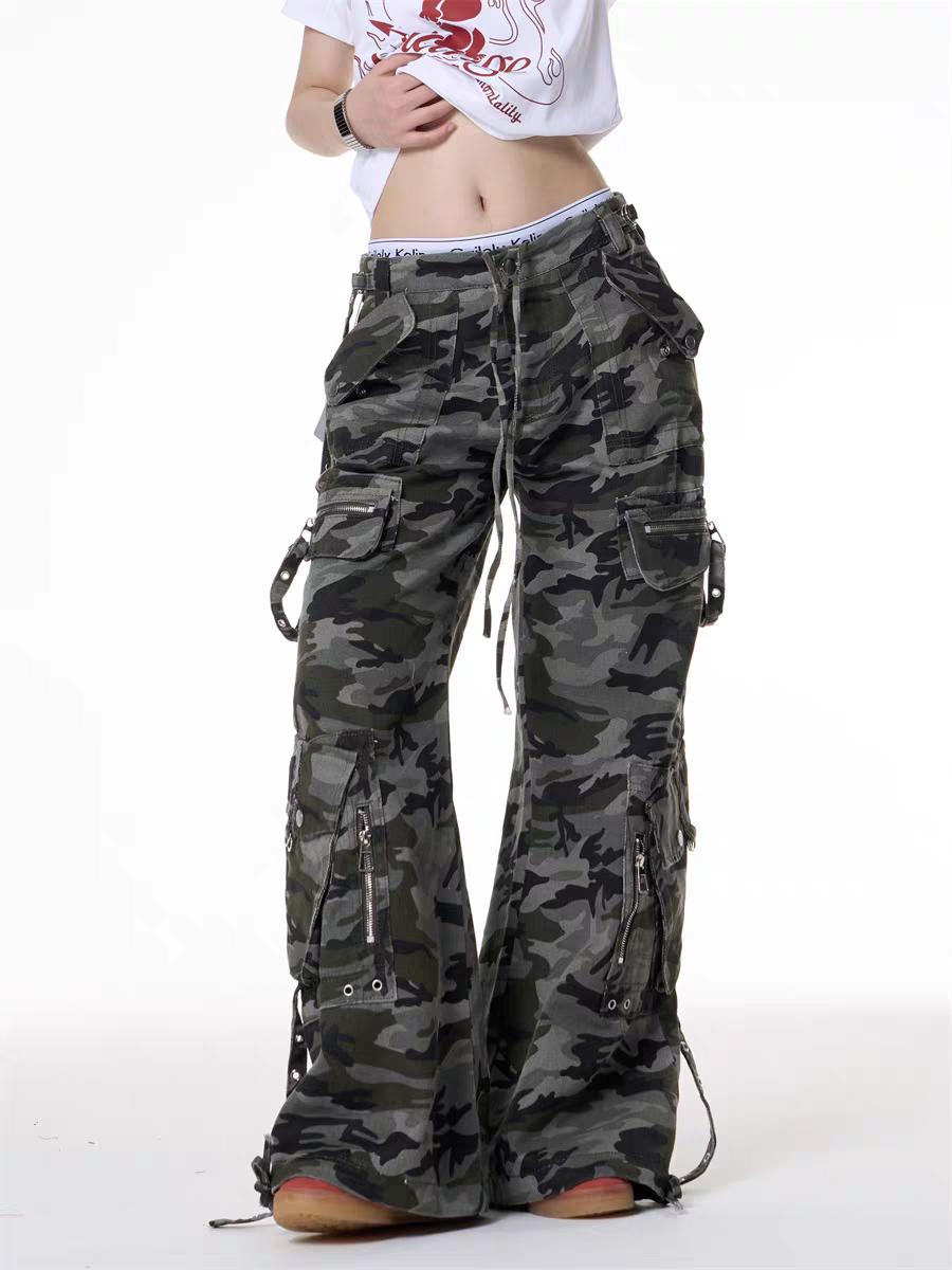 GKIKZ URBAN CHAOS CAMOUFLAGE CARGO PANTS