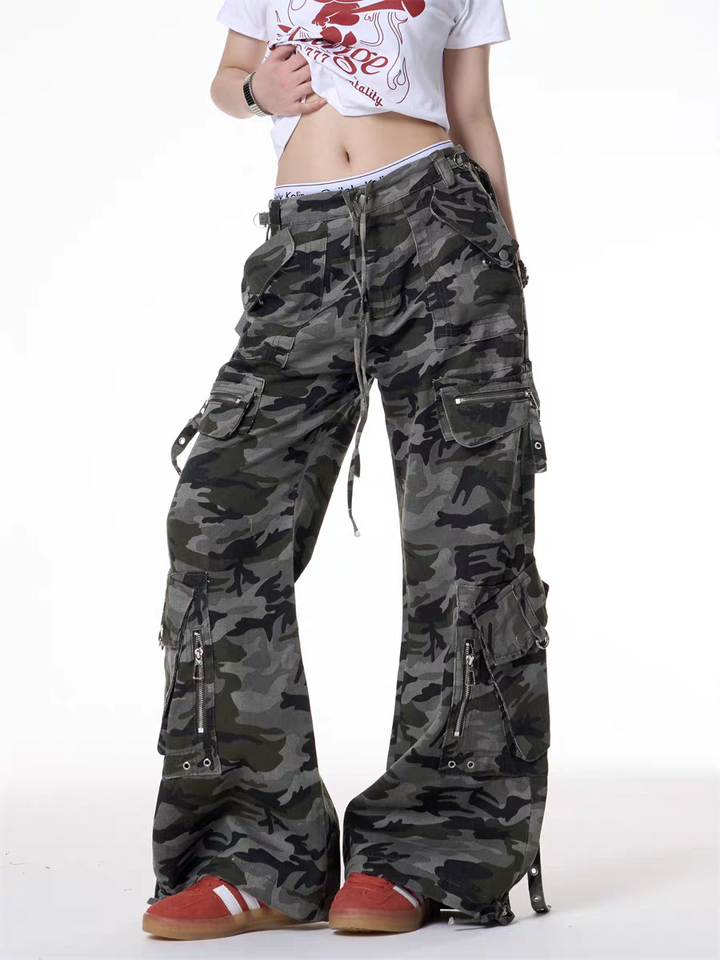 GKIKZ URBAN CHAOS CAMOUFLAGE CARGO PANTS