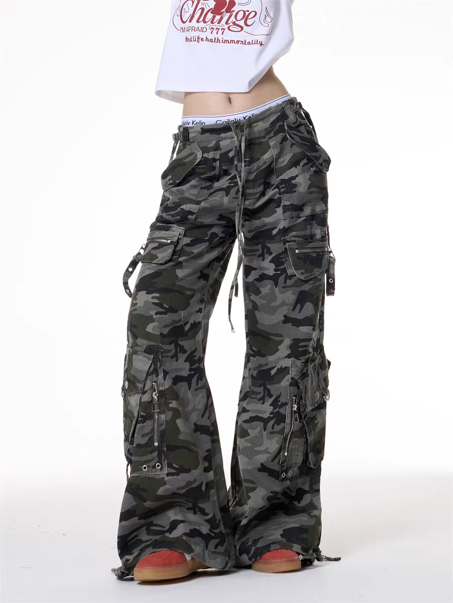 GKIKZ URBAN CHAOS CAMOUFLAGE CARGO PANTS