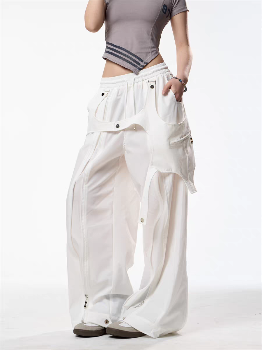 GKIKZ GHOST MODE HARNESS LOOSE PANTS