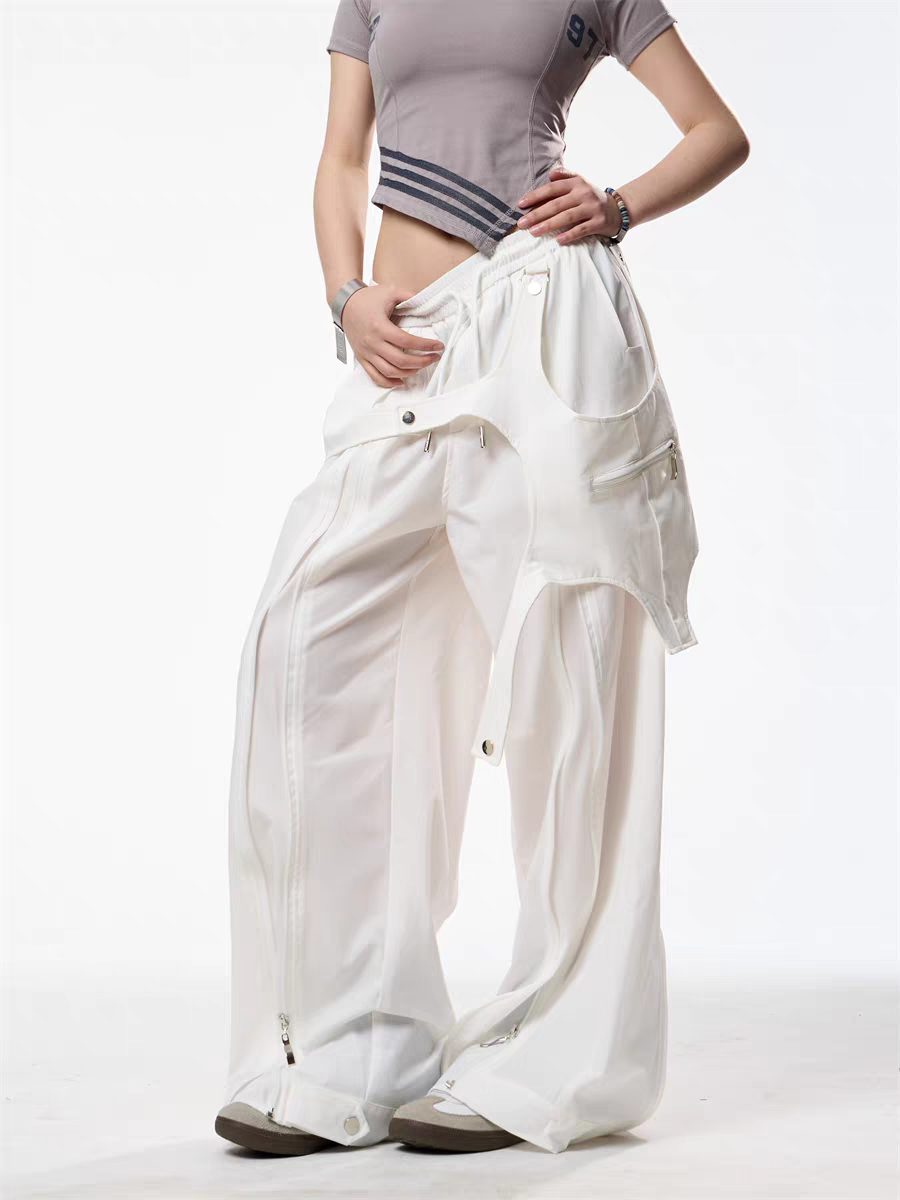 GKIKZ GHOST MODE HARNESS LOOSE PANTS