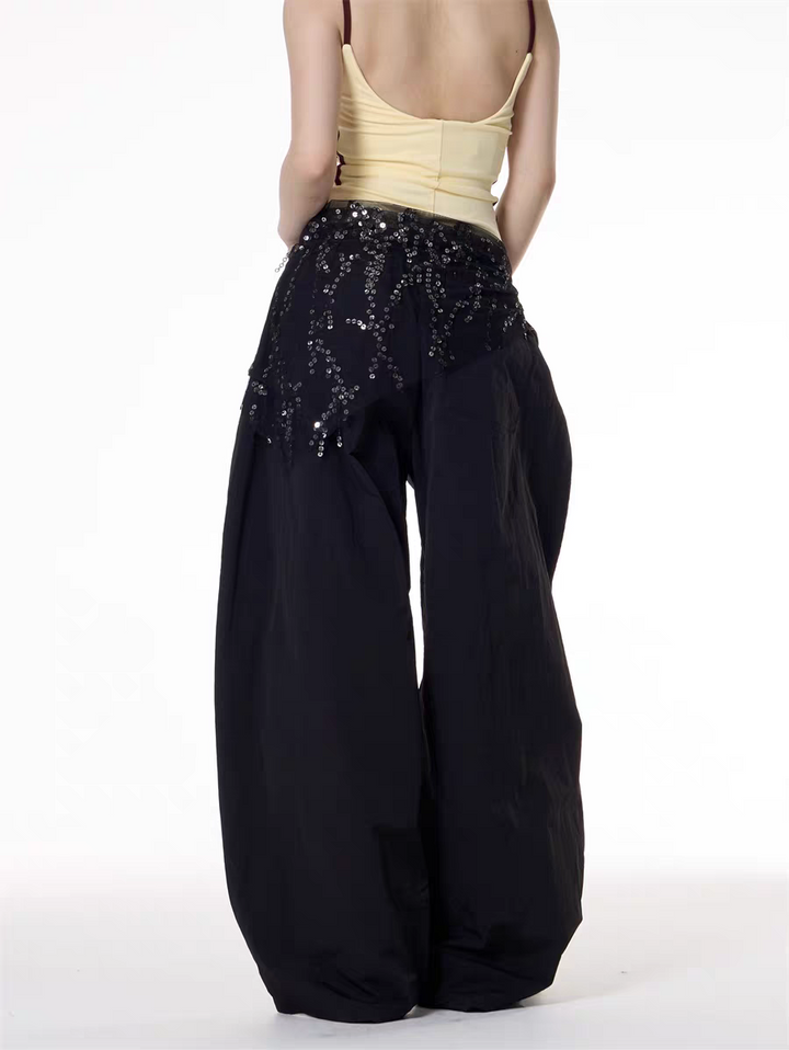 GKIKZ COSMIC CASCADE PARACHUTE PANTS