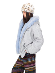 GKIKZ BABYBLISS FAUX FUR HOODIE JACKET - DOUBLE TROUBLE EDITION