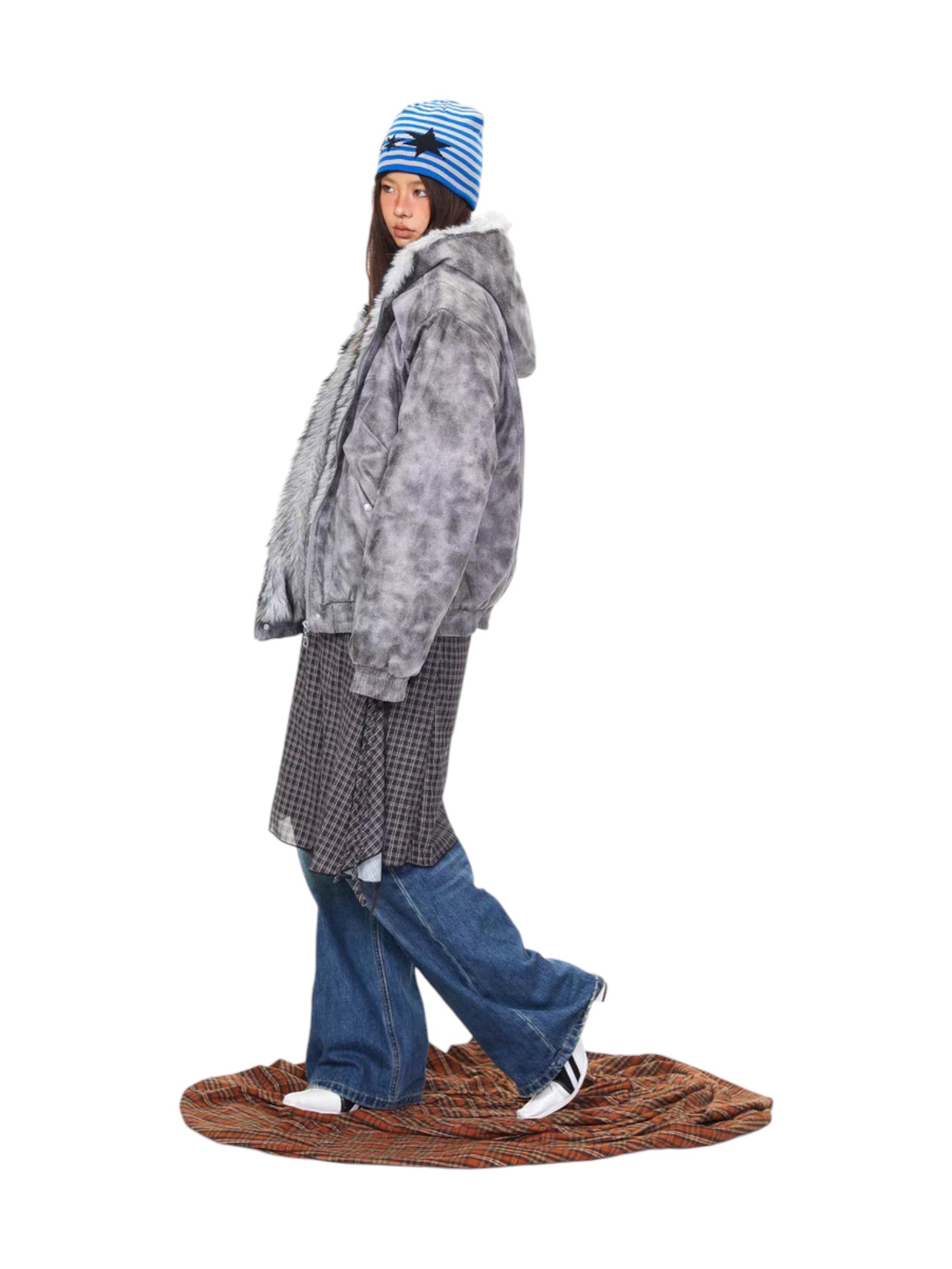 [BOGO DEAL] GKIKZ STORMFADE OVERSIZED FUR HOOD JACKET